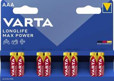 Varta Longlife Max Power AAA 8 Pack (B)