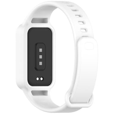 Silikonarmband till Redmi Band 3 / Xiaomi Smart Band 9 Active - Vit