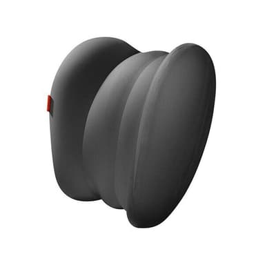 Ländryggskudde i silke med ergonomisk design - Svart