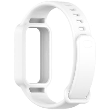 Silikonarmband till Redmi Band 3 / Xiaomi Smart Band 9 Active - Vit
