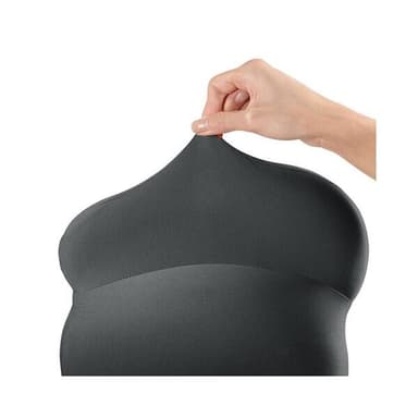 Ländryggskudde i silke med ergonomisk design - Svart