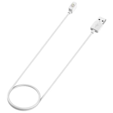 Magnetisk laddkabel till Xiaomi Smart Band 9 Pro / 9 Active - Vit