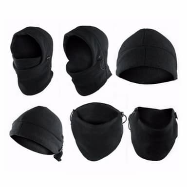 Balaklava / Skidmask Svart Fleece