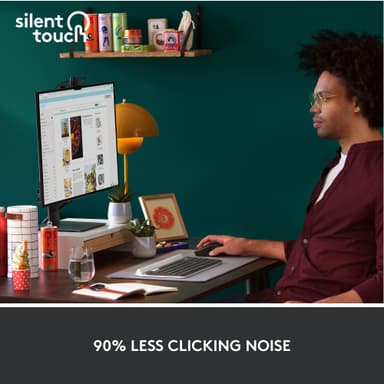 Logitech Signature M650 medium trådlös mus (grafit)