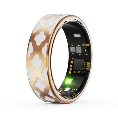 R10M Smart Ring med sömn- och pulsövervakning Strl 8