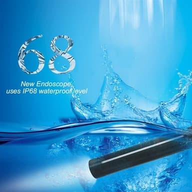 3i1 8mm HD Inspektionskamera - Hård 10m Kabel