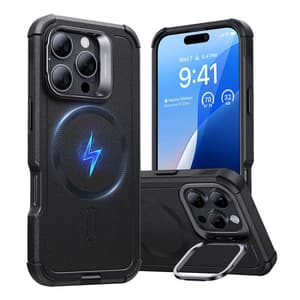 Cyber Tough (HaloLock) ESR-fodral med stativ för iPhone 16 Pro Max (sv