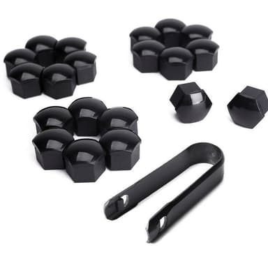 Hjulmutterkapsyl med Demonteringsverktyg, 20-pack 19 mm