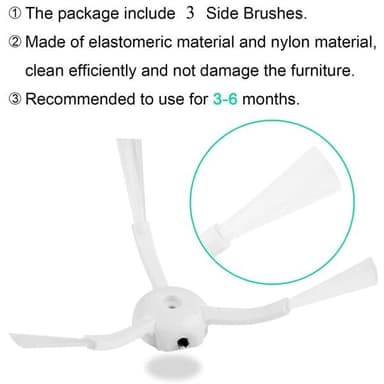 Tillbehör till Xiaomi Roborock dammsugare - 20 delar