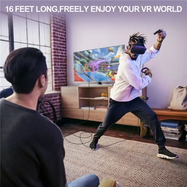 Link-kabel - VR-kabel kompatibel med Oculus Quest 2 Mörkgrå 5 m
