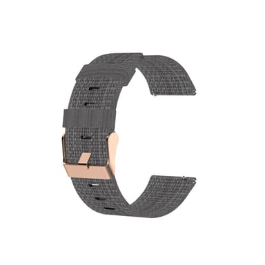 Klockarmband Nylon Grå 18 mm