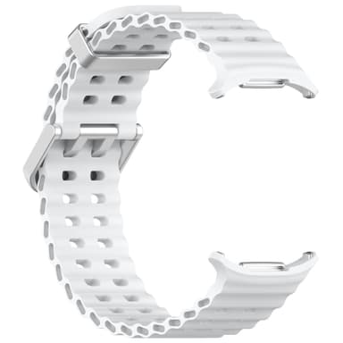 Klockarmband i Silikon för Samsung Watch Ultra 47mm Vit