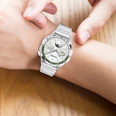 22 mm Klockarmband i Stål, för Samsung, Huawei Silver