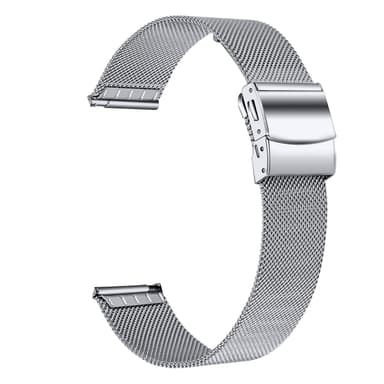 Armband Rostfritt stål Garmin Venu 3S / Forerunner 265s 18 mm Silver