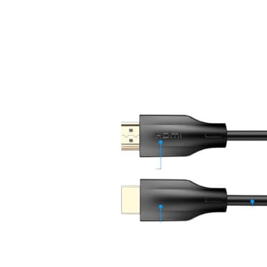 HDMI-kabel 8K/60Hz, 4K/120Hz HDMI 2.1 Svart 3 m