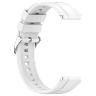 Klockarmband i Silikon för 18 mm Huawei GT4 46 mm/GT Runner/GT3 SE Vit