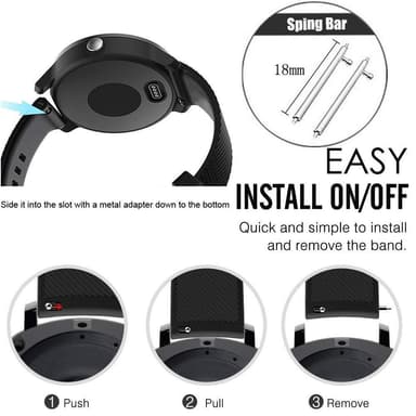 Garmin VivoActive 4S armband silikon Vit