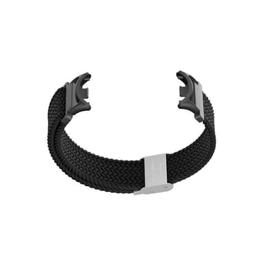Klockarmband i Vävt Nylon för Xiaomi Mi Band 8/9 Svart