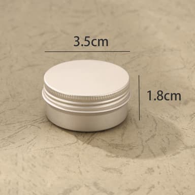 Aluminiumplåtburk med Skruvlock 10 ml 5-pack Guld