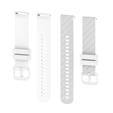 Armband för Garmin Vivoactive 4/3 och Venu 22 mm Vit 22 mm