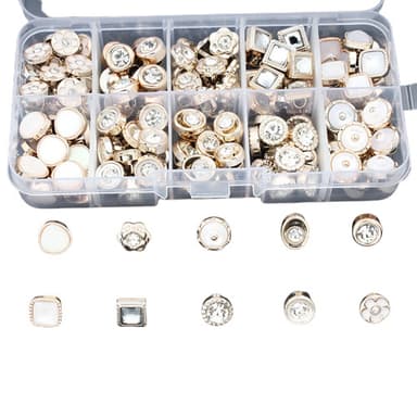 Klädknappar för Dekoration och DIY, 100-pack