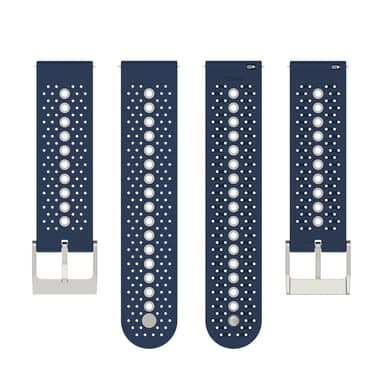 Färgglatt Klockarmband 22MM för Suunto Race S Watch Blå + Grå