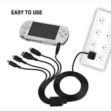 5i1 USB-kabel kompatibel med Nintendo Wii U / 3DSXL / 3DS