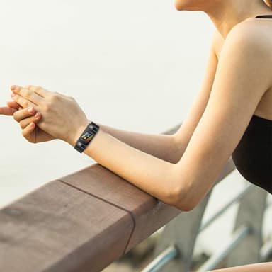 Klockarmband i Rostfritt Stål för Fitbit Charge5/6 Svart