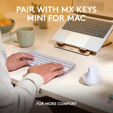 Logitech Lift för Mac trådlös mus (grey)