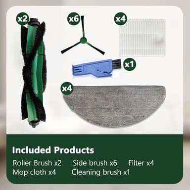 Ersättningsdelar för iRobot Roomba Combo Essential – Komplett Kit