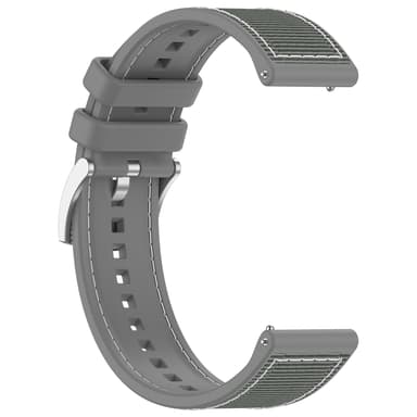Klockarmband för Samsung Galaxy Watch och Garmin 22mm Grå