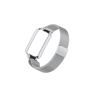 Klockband i Rostfritt Stål för Xiaomi Band 7 Pro Silver