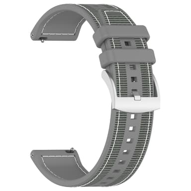 Klockarmband för Samsung Galaxy Watch och Garmin 22mm Grå
