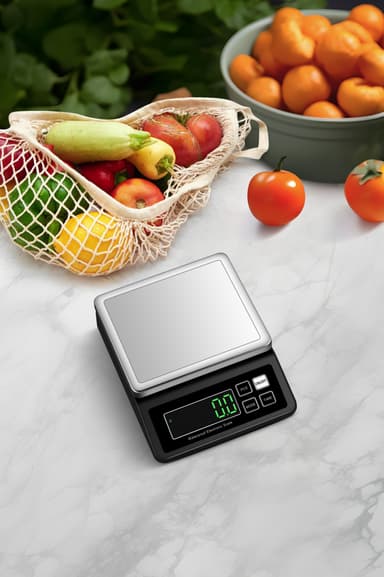 Elektronisk Digitalvåg Svart 5 kg/0,1 g