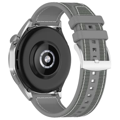 Klockarmband för Samsung Galaxy Watch och Garmin 22mm Grå