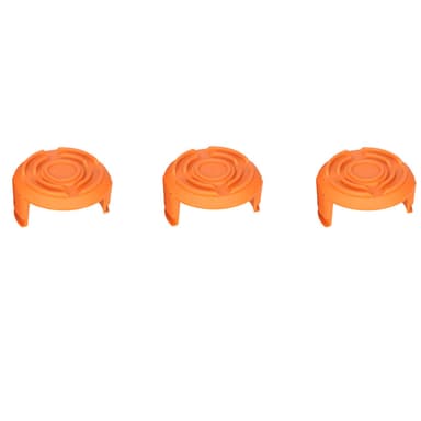 3-pack kåpor för trådspole till Worx WA0010 grästrimmer Orange