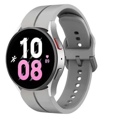 Klockarmband 20 mm i Silikon Grå 20 mm
