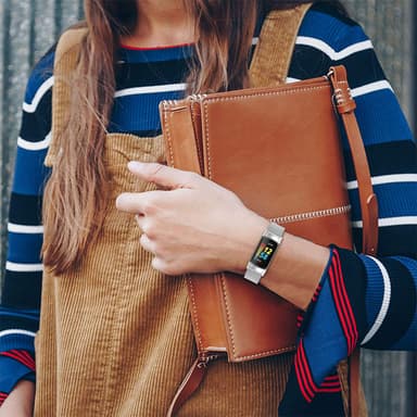 Klockband i Rostfritt stål för Fitbit Charge 5 Charge 6 Silver