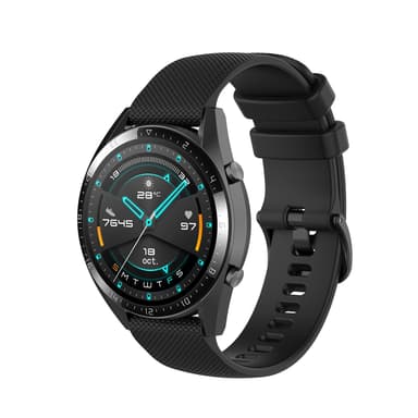 Klockarmband silikon Svart