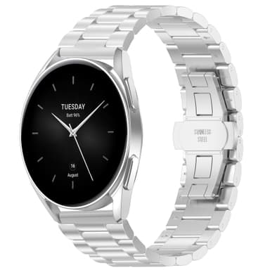 Klockarmband i Rostfritt stål för Xiaomi 22mm Silver