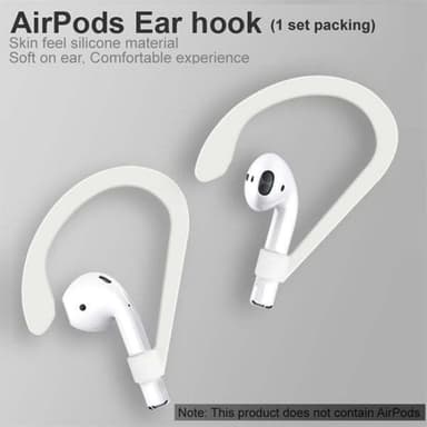 Öronbyglar för AirPods Vit
