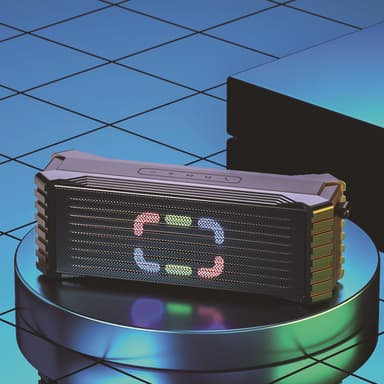 Bärbar Bluetooth-Högtalare Svart