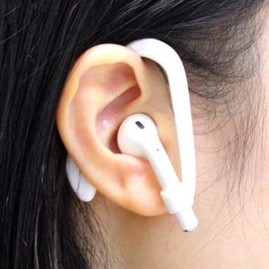 Öronbyglar för AirPods Vit