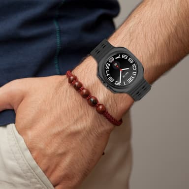 Klockarmband i Silikon för Samsung Watch Ultra 47mm Svart
