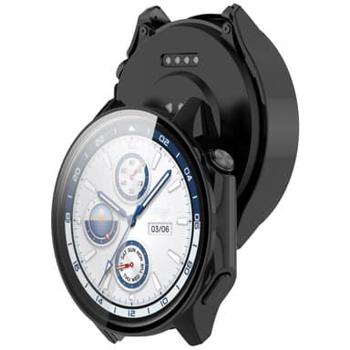 Integrerat Fodral och Skärmskydd för Oppo Watch Svart