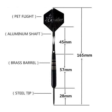 Cavalier Dartpilar 23g 3-pack