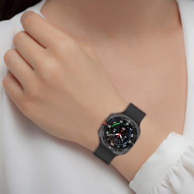 Klockarmband med Magnetiskt Spänne, Samsung Watch Ultra 24mm Svart