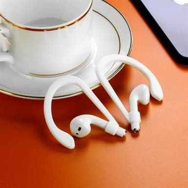 Öronbyglar för AirPods Vit