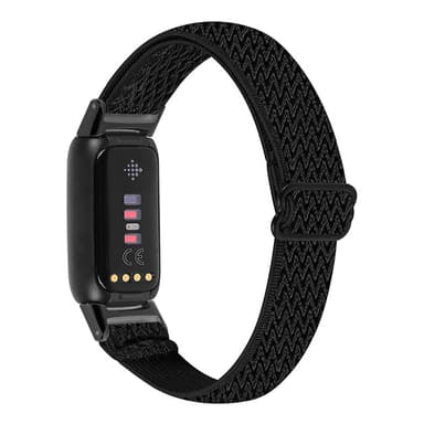 Justerbar Nylonrem för Fitbit Alta Svart