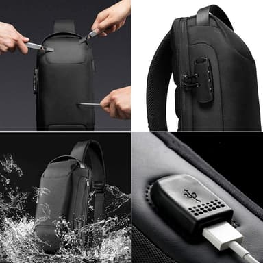 Crossbody-Väska med Vattenavvisande Tyg Kamouflage